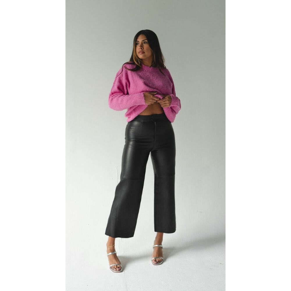 Apiece Apart Monterey Leather Pants in Black (Size 2) - Picture 4 of 13